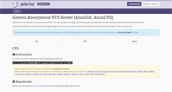 Desktop Screenshot of anoncvs.gentoo.org