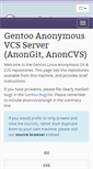 Mobile Screenshot of anoncvs.gentoo.org