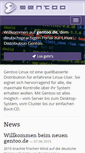 Mobile Screenshot of gentoo.de